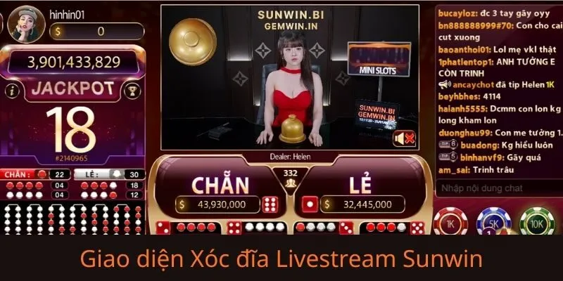 Tổng quan Xóc đĩa livestream Sunwin