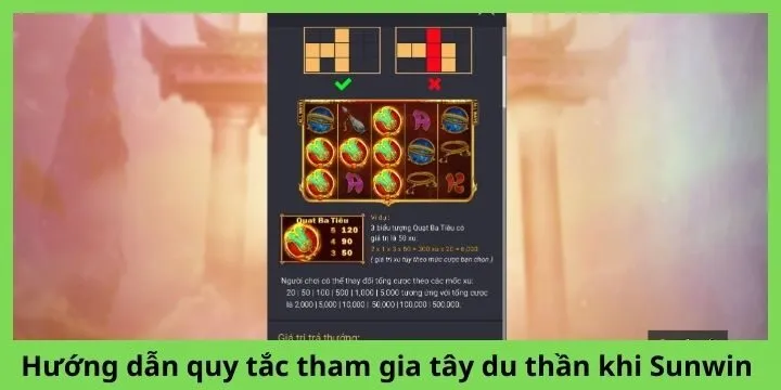 Hướng dẫn quy tắc tham gia tây du thần khi Sunwin