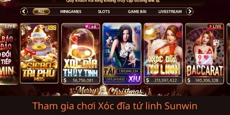 Hướng dẫn tham gia Xóc đĩa tứ linh tại Sunwin cho người mới