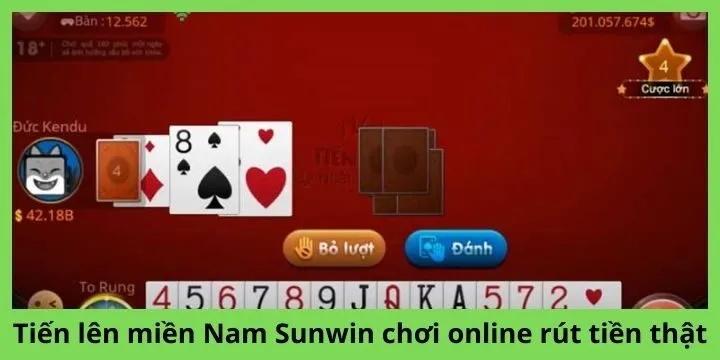 Tiến lên miền Nam Sunwin đầy thú vị đáng tham gia
