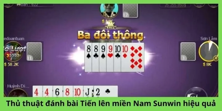 Thủ thuật đánh bài Tiến lên miền Nam Sunwin hiệu quả