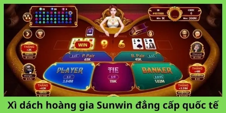 Giới thiệu về trò chơi xì dách hoàng gia Sunwin